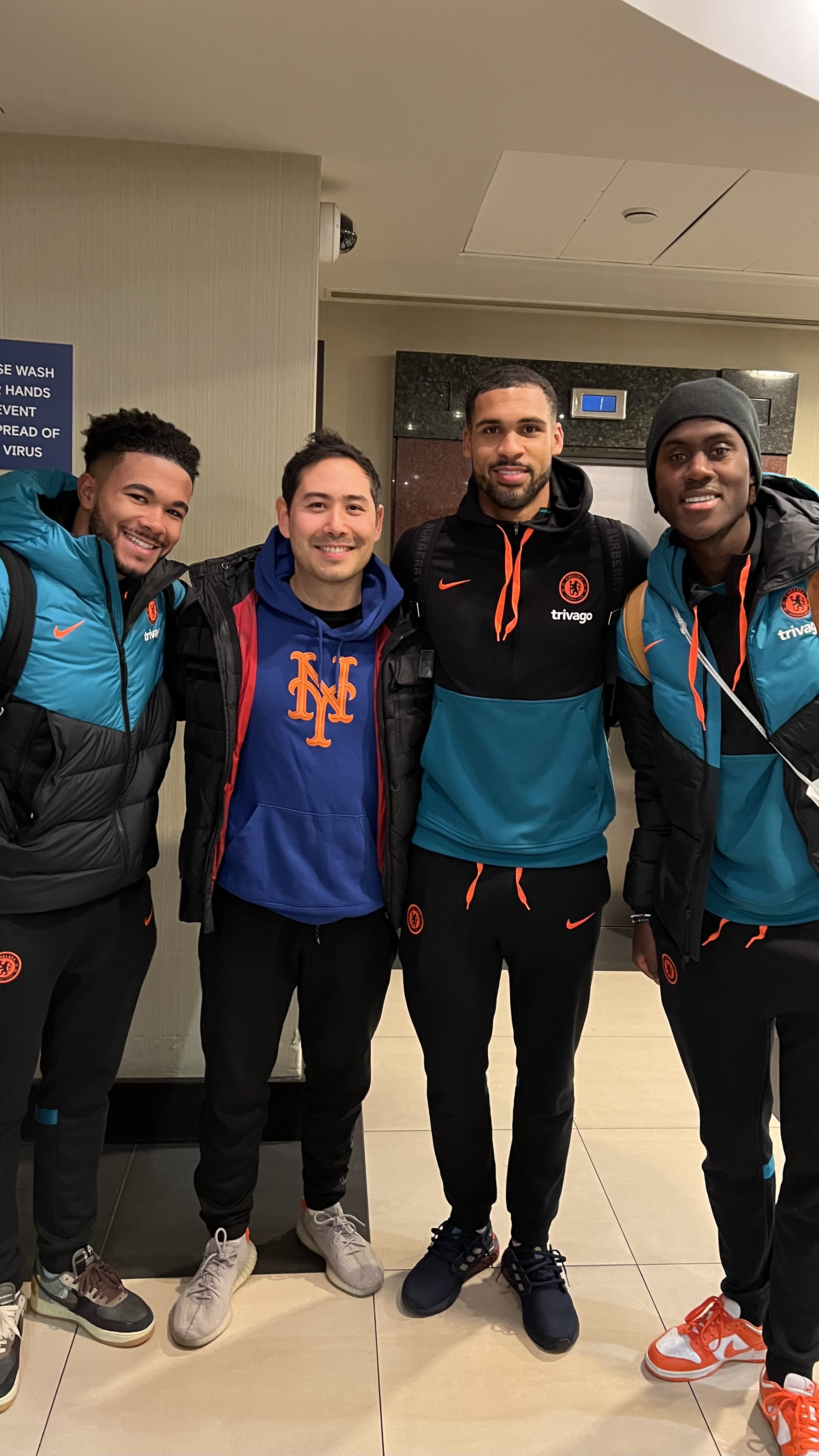 With Premier League players